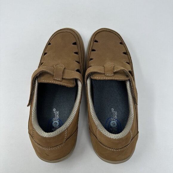 Orthofeet Serene 896 Sandal Size 10 B Close Toe Brown Leather Comfort - Picture 7 of 14